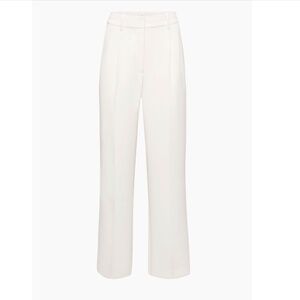 Aritzia Wilfred white effortless pant in light birch